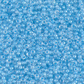 11/0 Miyuki Seed Beads Light Blue Luminous Neon C/L #4300